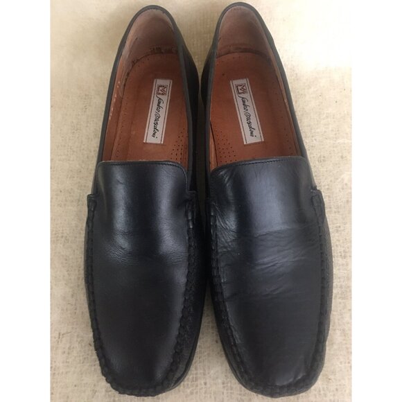 Sandro Loafer Moscoloui Capri Shoes Dress  black Leather Men’s US Size 13 - Picture 4 of 12